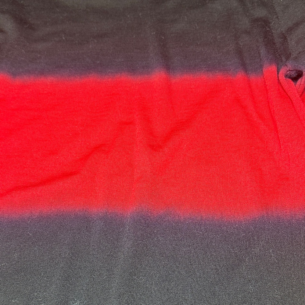 Emporio Armani Navy & Red Tie-Dye Ombre Sweater – Women’s Medium Size XS - Picture 12 of 12